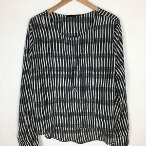 Harve Bernard Black & White Blouse XL